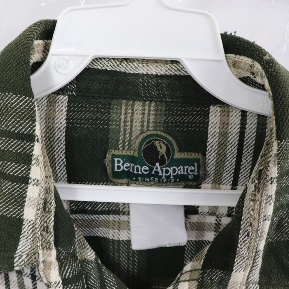 Vintage Berne Apparel Pearl Snap Flannel Shirt XL - Picture 5 of 8